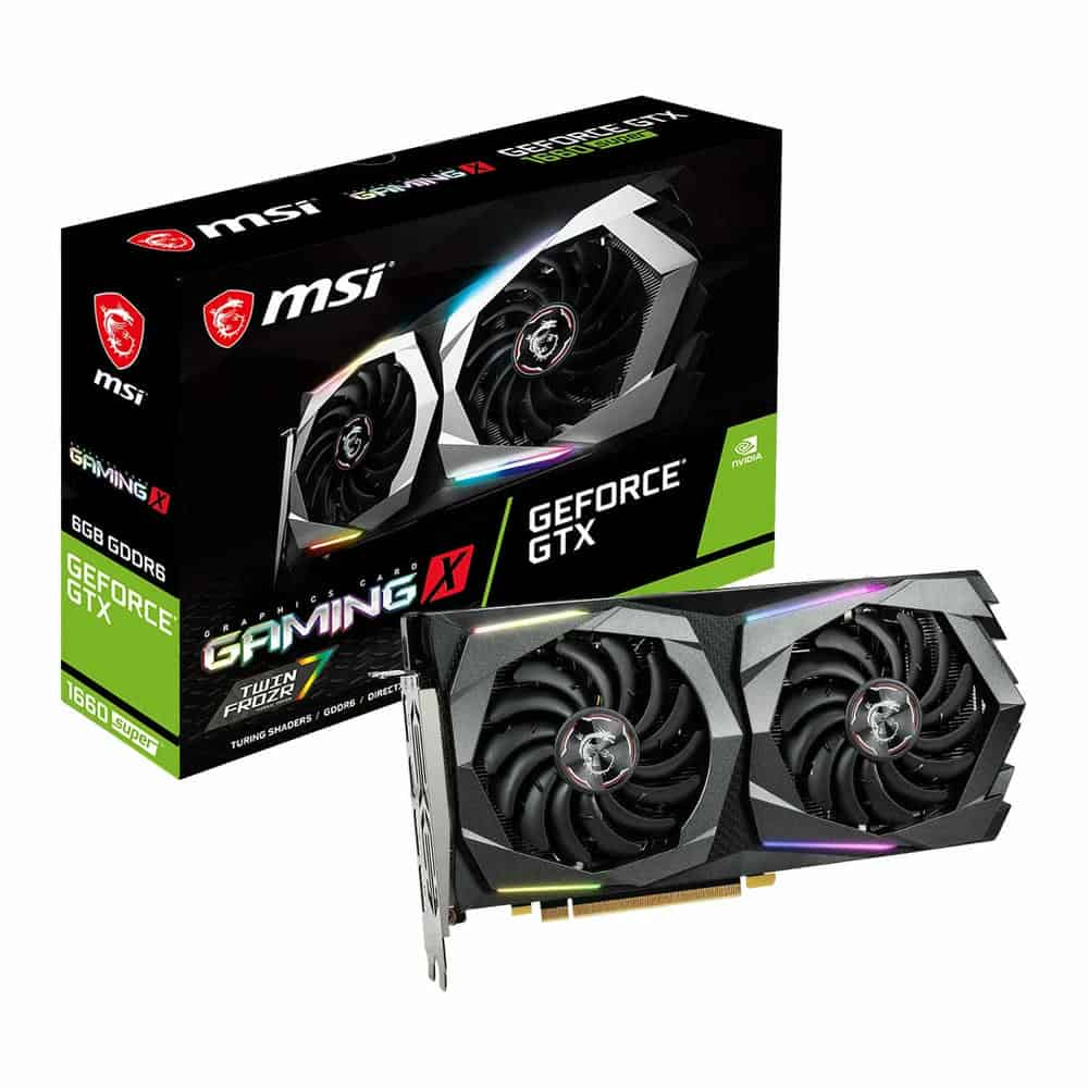 MSI NVIDIA GeForce GTX 1660 SUPER 6GB GAMING X Turing Open Box Graphics Card